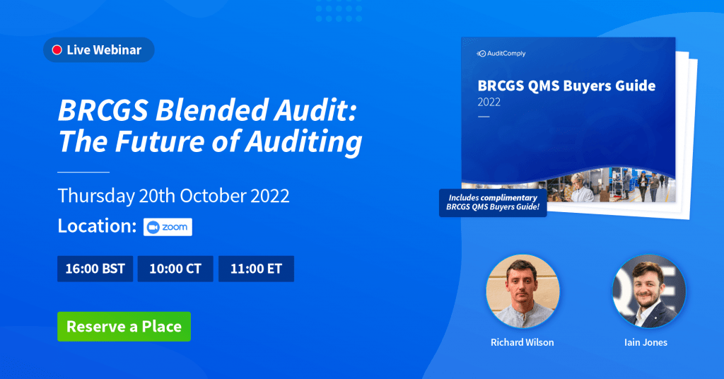 BRCGS Blended Audit: The Future of Auditing Webinar
